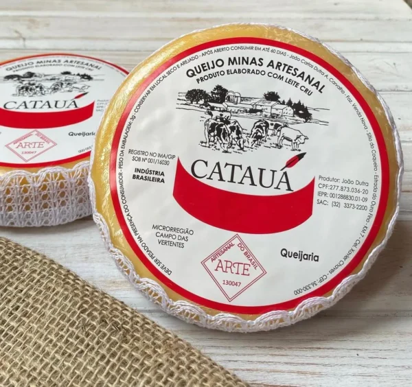 Queijo meia cura Catauá 1kg (SUGERIMOS O ENVIO VIA SEDEX)